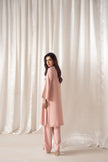 Ballet Pink Georgette Co-Ord Set