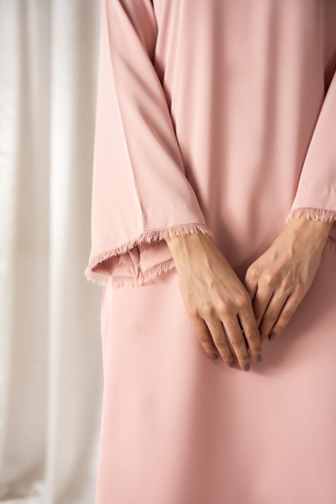 Ballet Pink Georgette Co-Ord Set