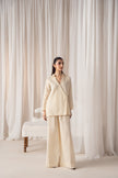 Ivory Sand Georgette Co-Ord Set