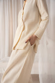 Ivory Sand Georgette Co-Ord Set