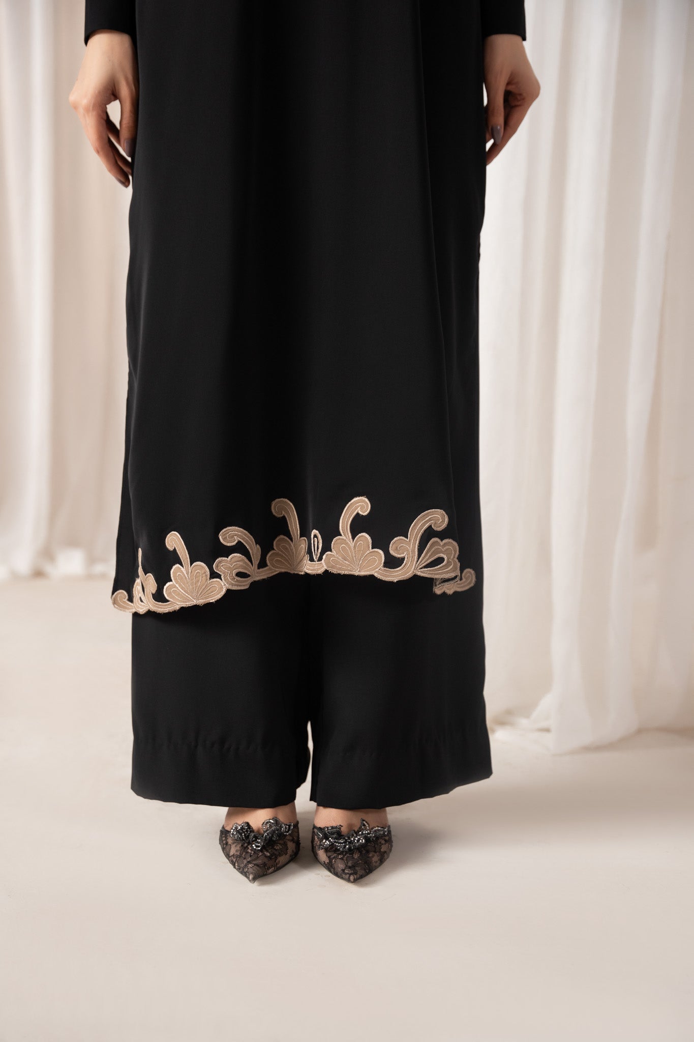 Eclipse Embroidered Georgette Co-Ord Set